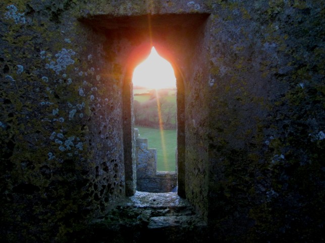 I ran to the top of the Castle steps to catch a lovely Sunset, but I had already missed the best of it by the time I was up there...